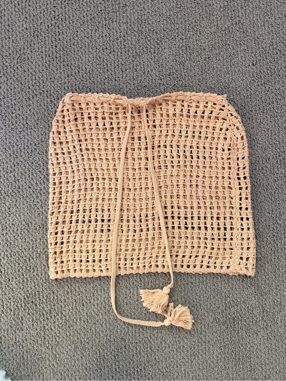 Flook the label crochet mini skirt